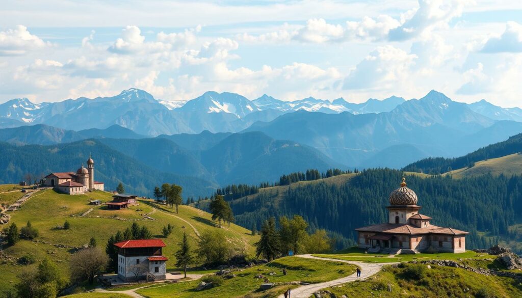 Ein Bild der Kaukasus-Region