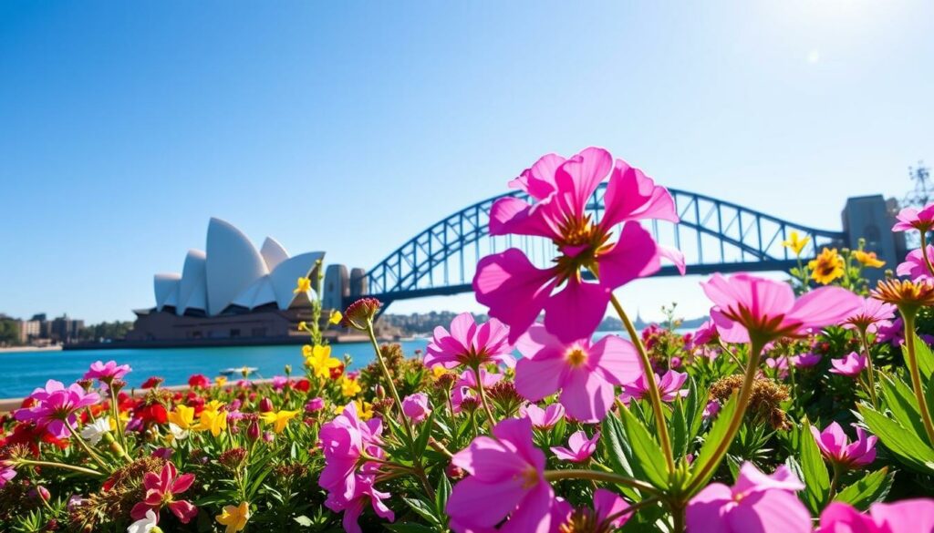 Ein Bild von Sydney im Frühling