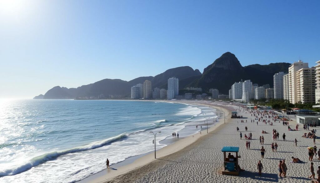 Ein Bild von der Copacabana in Rio de Janeiro