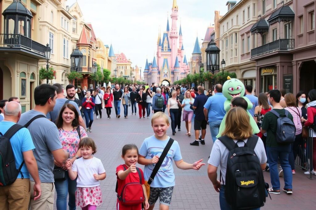 Besucher nutzen den Early Park Access in Disneyland Paris Besucher nutzen den Early Park Access in Disneyland Paris