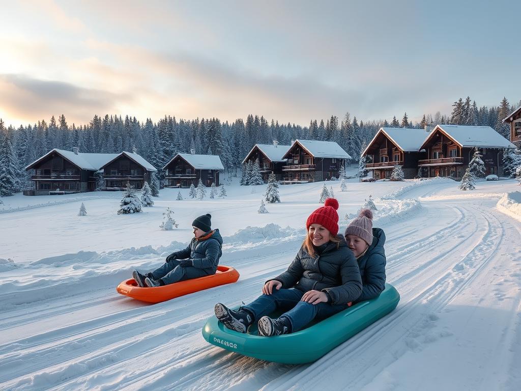 Center Parcs Hochsauerland im Winter mit Schnee Center Parcs Hochsauerland im Winter mit Schnee
