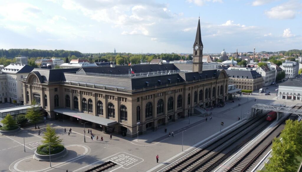 Ein Bild des Stuttgarter Hauptbahnhofs