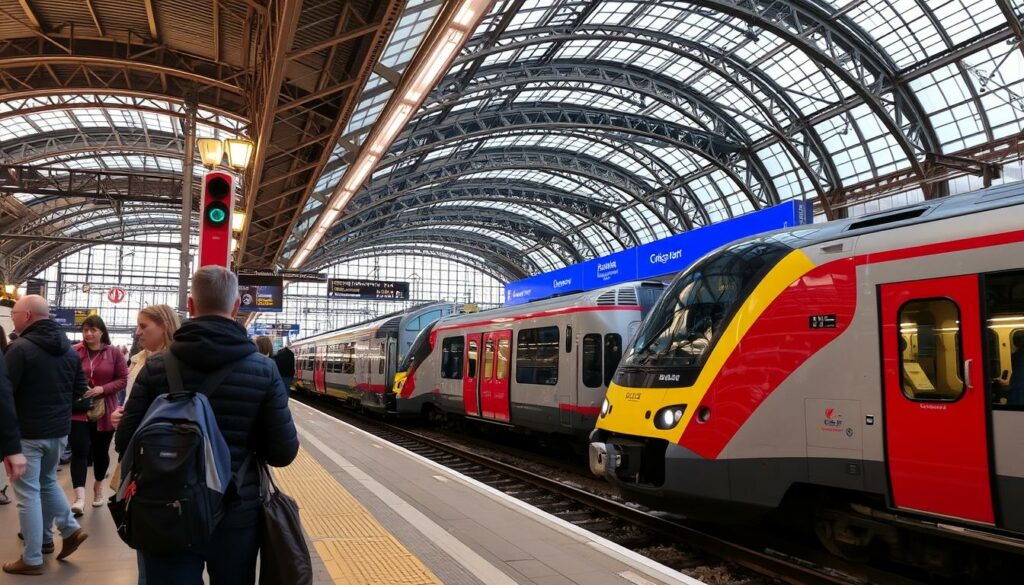 Entdecke die Möglichkeiten der Zugverbindungen am Frankfurter Hauptbahnhof
