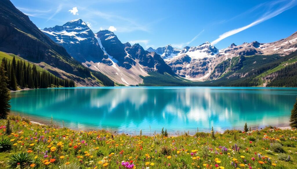 Hidden Lake im Glacier National Park, einer der 10 most beautiful national parks in America Hidden Lake im Glacier National Park, einer der 10 most beautiful national parks in America