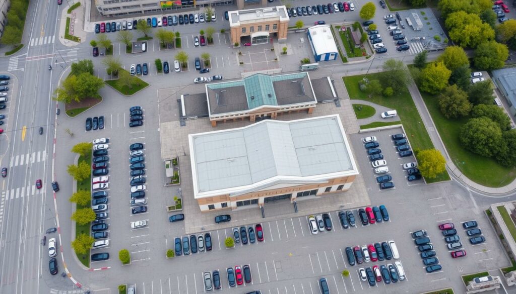 Image of parking lots near München Hauptbahnhof
