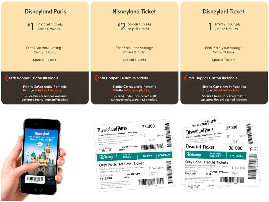 Verschiedene Ticket-Optionen für Disneyland Paris Verschiedene Ticket-Optionen für Disneyland Paris