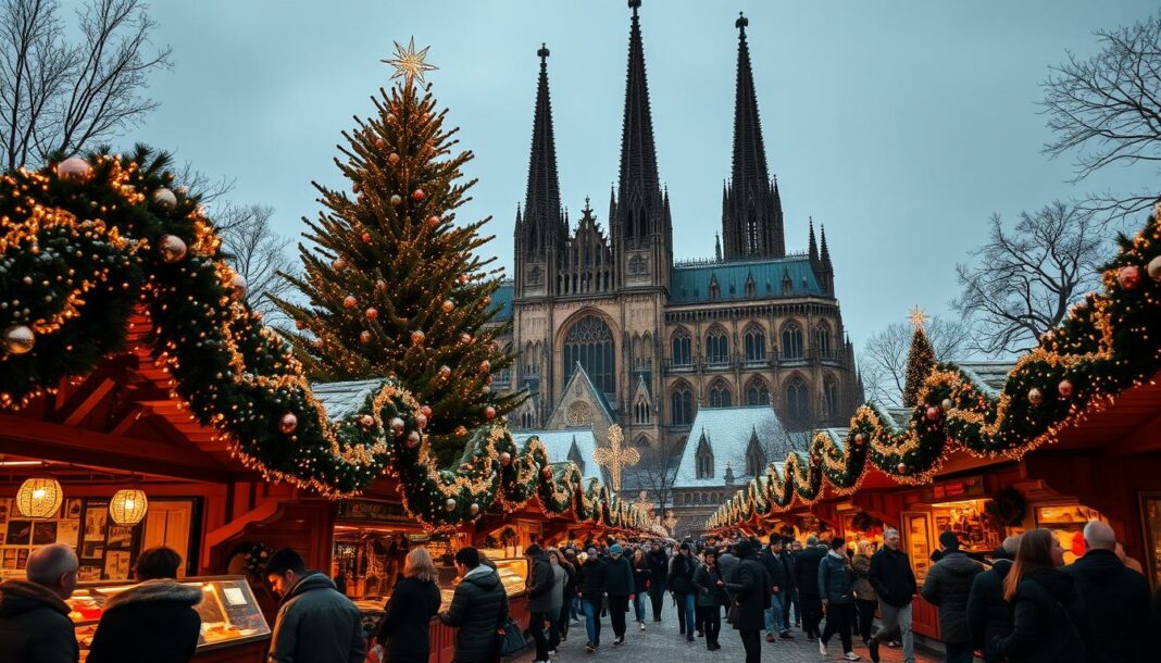 Weihnachtsmarkt am Kölner Dom