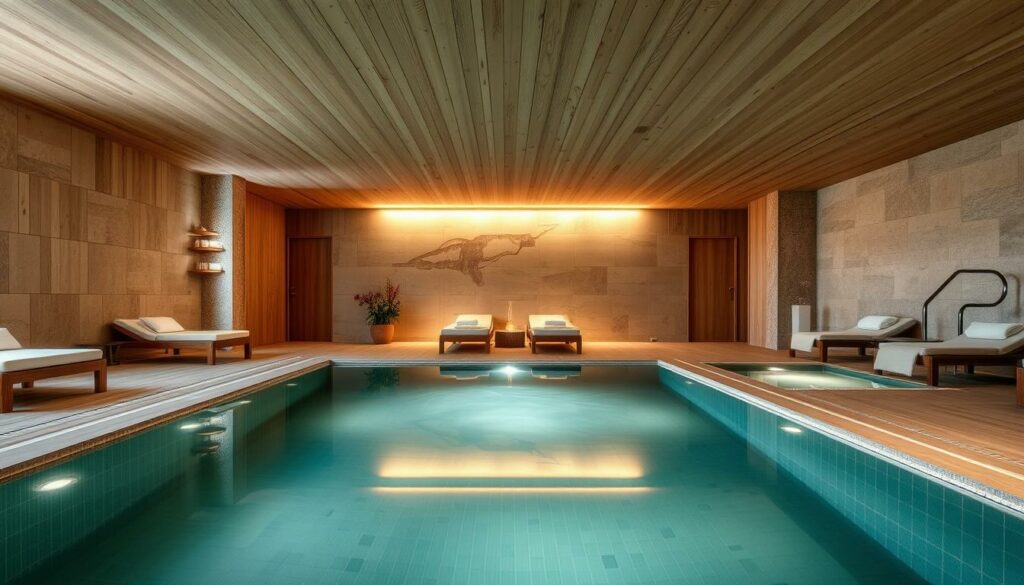 Ein Bild von einem Spa-Bereich in einem Allgäuer Wellness-Hotel