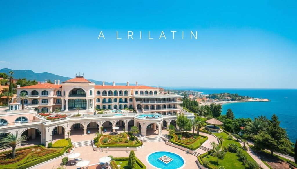 Ein Bild von einer luxuriösen Hotelanlage an der türkischen Riviera