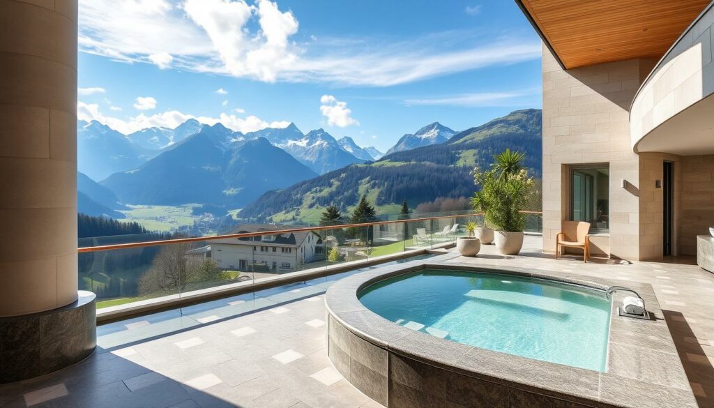 Ein Wochenende in einem luxuriösen Wellnesshotel in der Schweiz