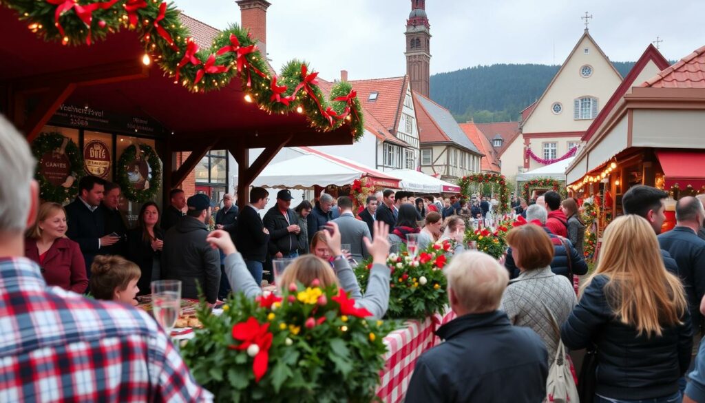 Generiere ein Bild von den Wahrenbrücker Graun-Festtagen
