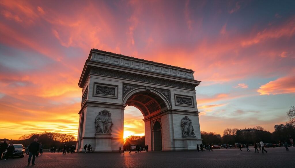 Ein Bild vom Arc de Triomphe