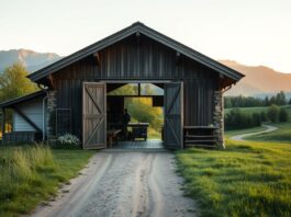 Bauernhof mobile Hallen