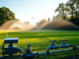 Sportplatz Bewässerung