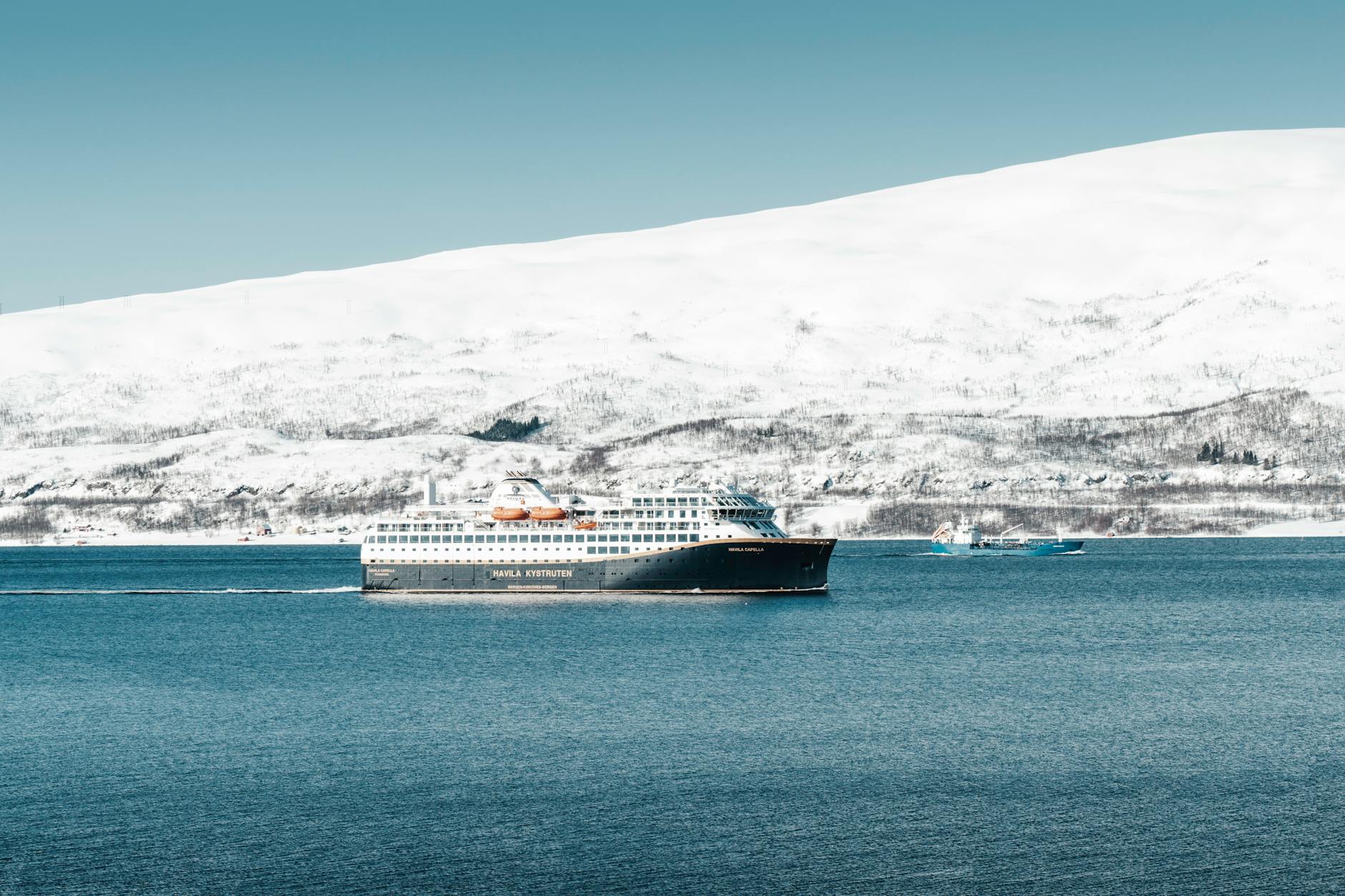 Havila Postschiff Route Illustration zu Havila Postschiff Route
