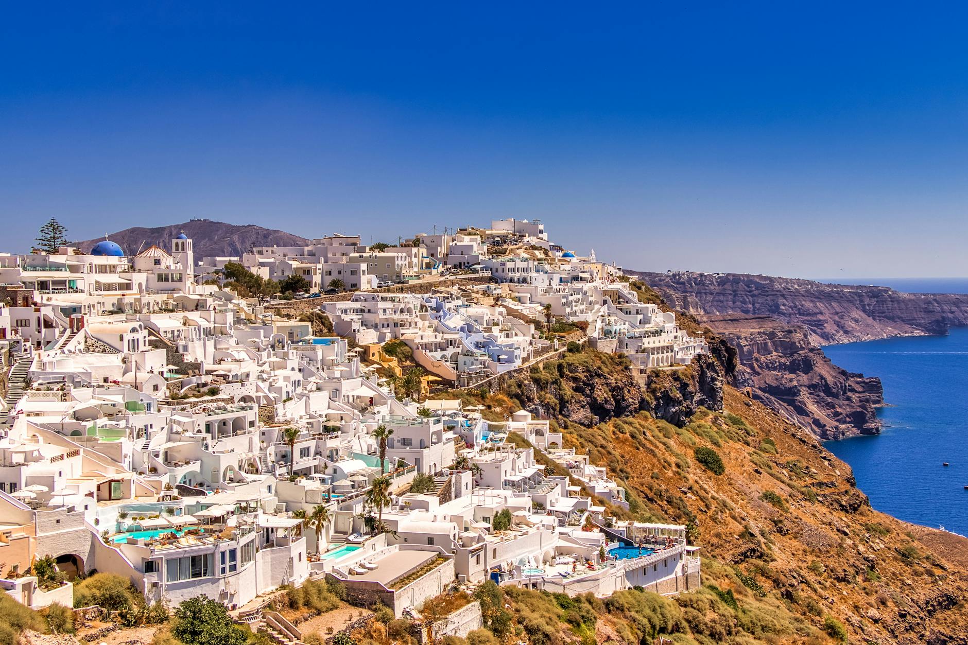 Santorini Urlaub Günstig Symbolbild zum Thema Santorini Urlaub Günstig